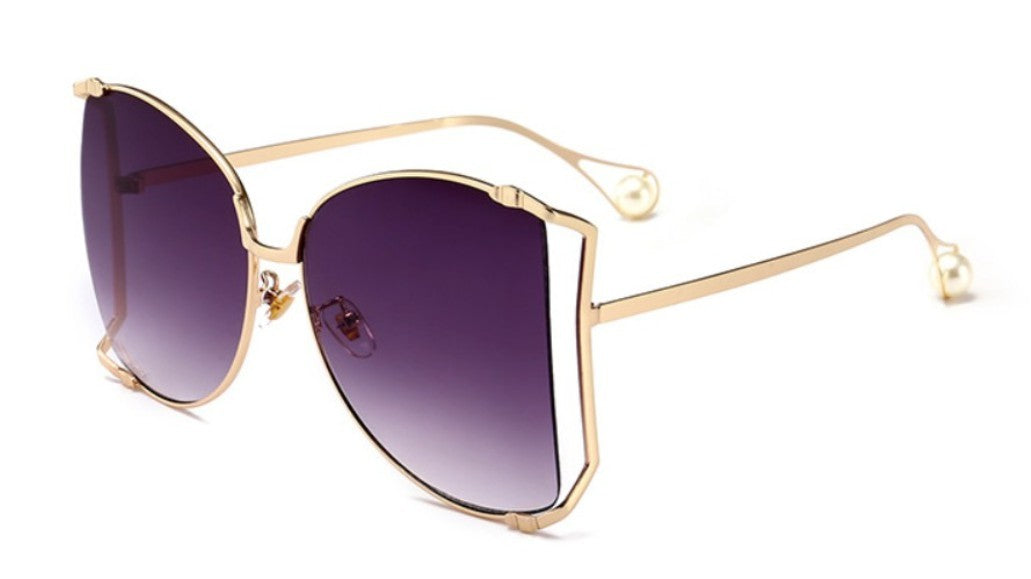 Square Sunglasses Metal Frame