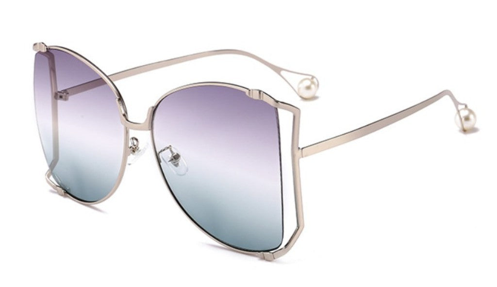 Square Sunglasses Metal Frame