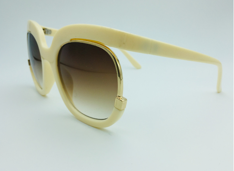 Cat Eye Half Frame Sunglasses