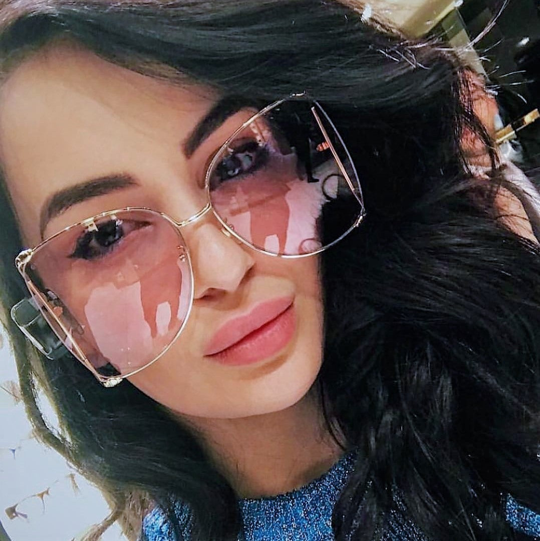 Square Sunglasses Metal Frame