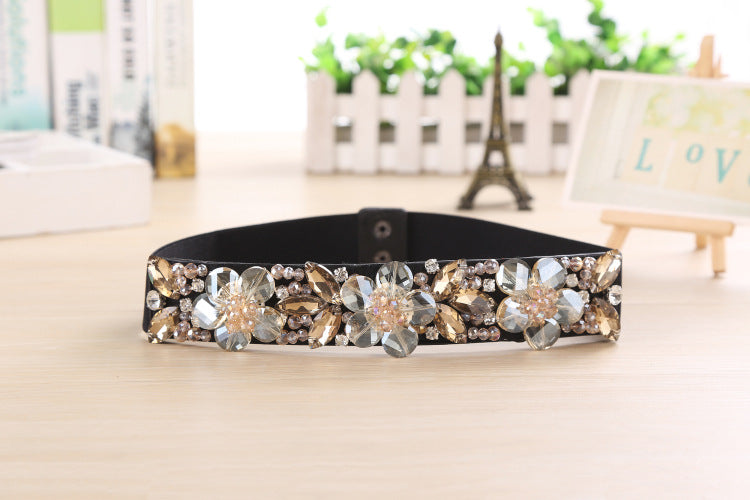 Rhinestone Crystal Waist Women Belts