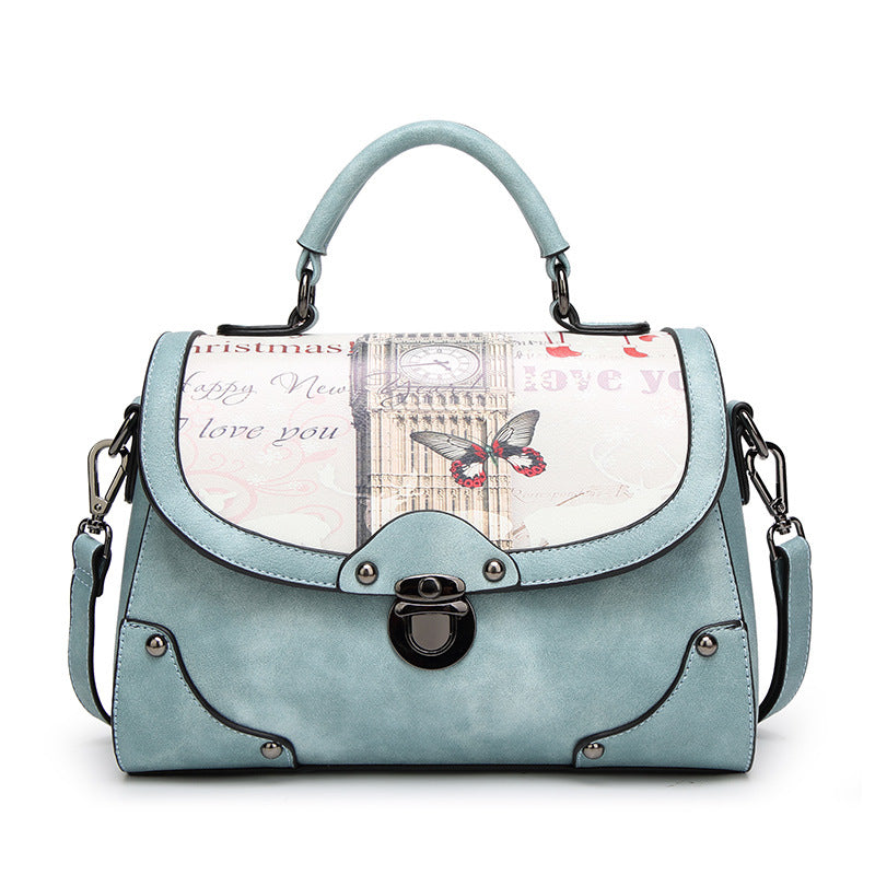 Fashion Printed Female Handbag