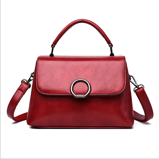 Stylish Leather Crossbody Handbag