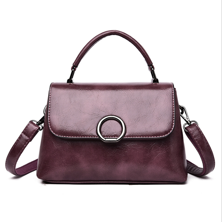 Stylish Leather Crossbody Handbag