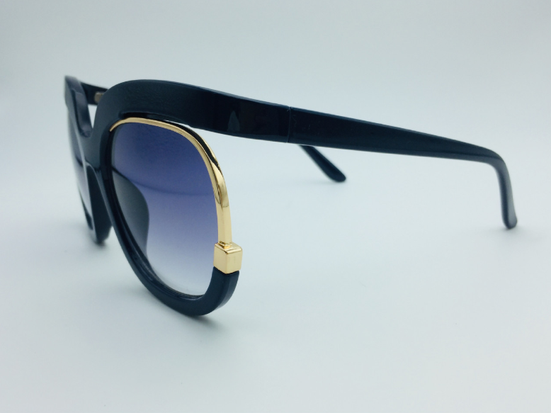 Cat Eye Half Frame Sunglasses