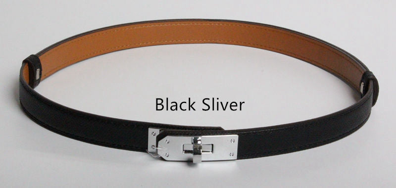 Gold Buckle Thin Belts