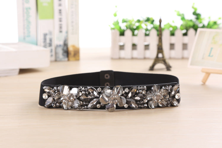 Rhinestone Crystal Waist Women Belts