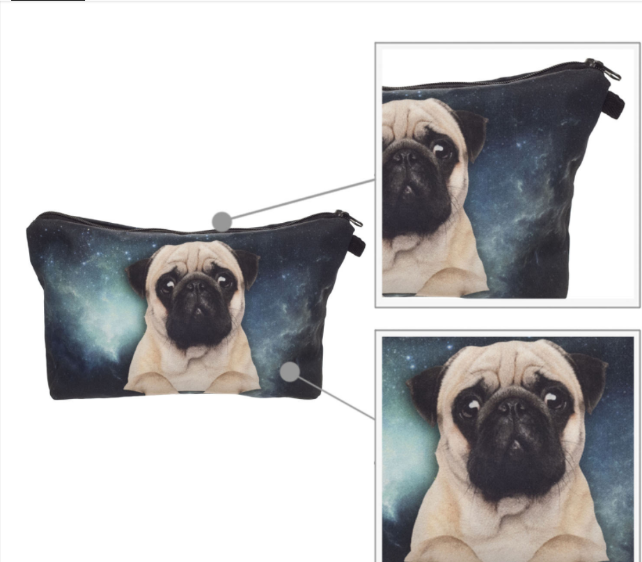 Printed Dog Handbag