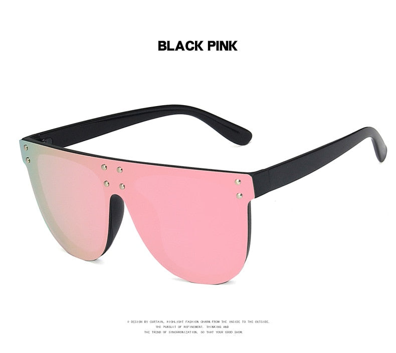 Luxury Retro Women Mirrored Sunglasses