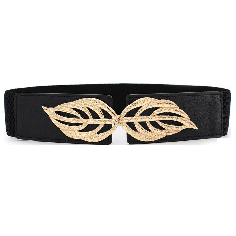 Luxury Fashion Black Elasticity Belt