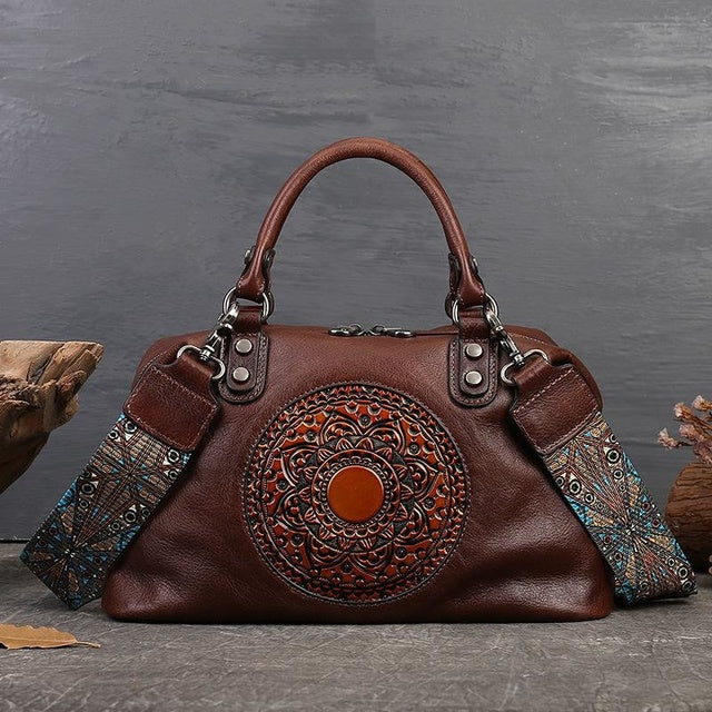 Retro Handmade Leather Handbag