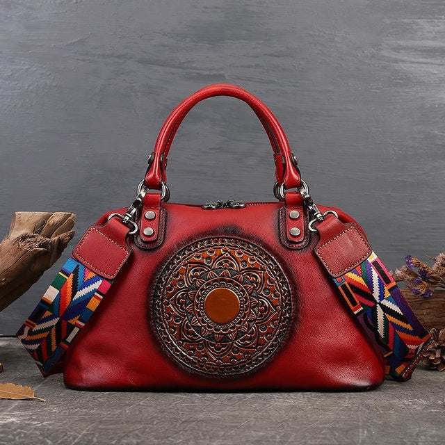 Retro Handmade Leather Handbag