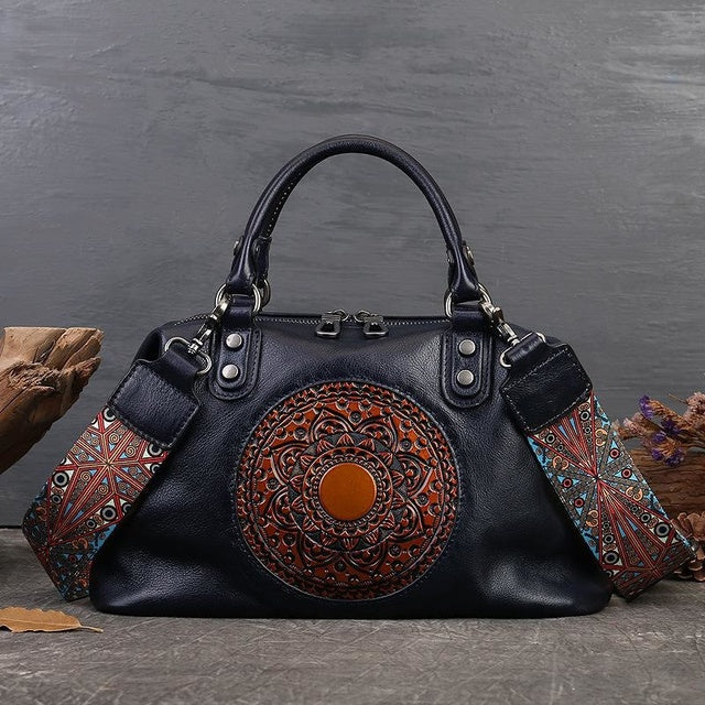 Retro Handmade Leather Handbag