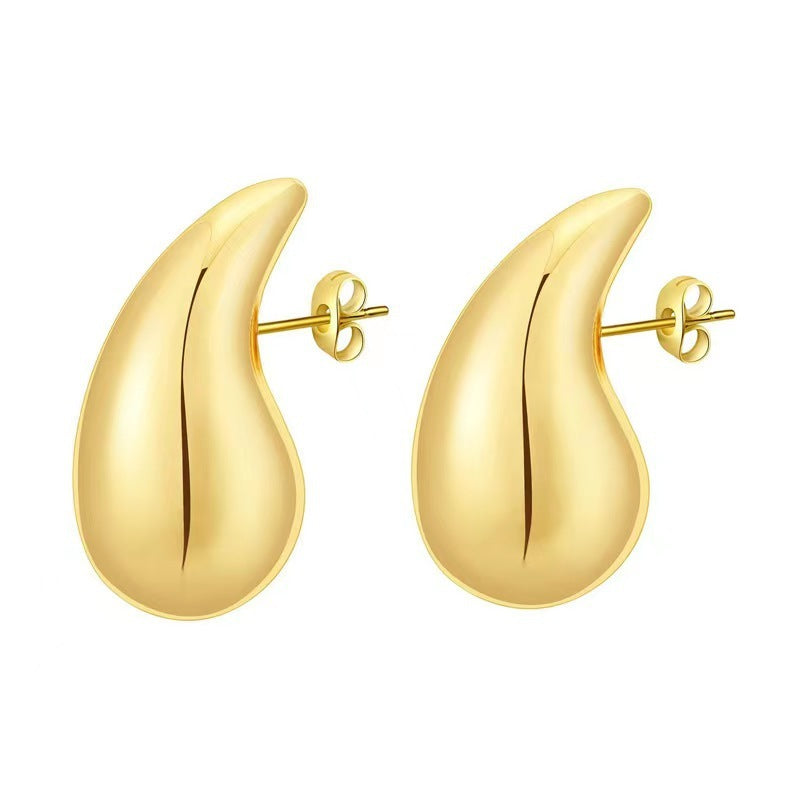 Lightweight Teardrop Highlight Earrings